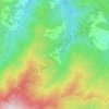 Cortina地形图、海拔、地势