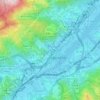 排頭村地形图、海拔、地势