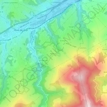 Madinay地形图、海拔、地势
