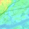 Croydon地形图、海拔、地势