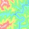 乐素河镇地形图、海拔、地势