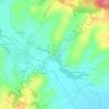 Villejésus地形图、海拔、地势