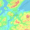 Derry/Londonderry地形图、海拔、地势