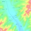 蒙古营地形图、海拔、地势