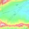 La umbría del Algayat地形图、海拔、地势
