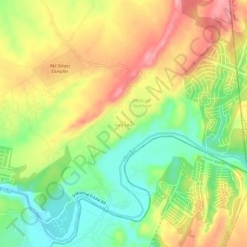 Dadochha地形图、海拔、地势