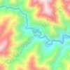热陇地形图、海拔、地势