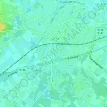 Kevelhammerhoek地形图、海拔、地势