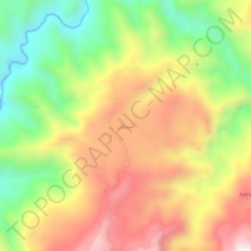 Sherwan地形图、海拔、地势