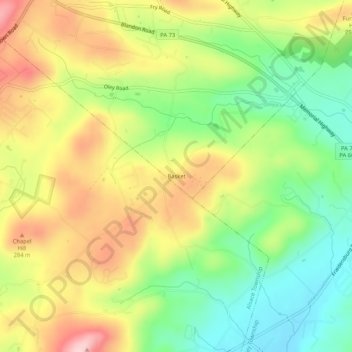 Basket地形图、海拔、地势