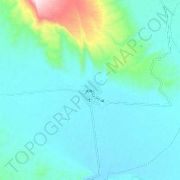 Dehram地形图、海拔、地势