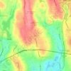 Ponus地形图、海拔、地势