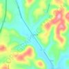 Roundstone地形图、海拔、地势