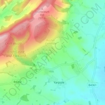 Welshman's Lane地形图、海拔、地势