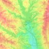 Lewisville地形图、海拔、地势