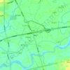 福坡村地形图、海拔、地势