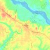 King William地形图、海拔、地势