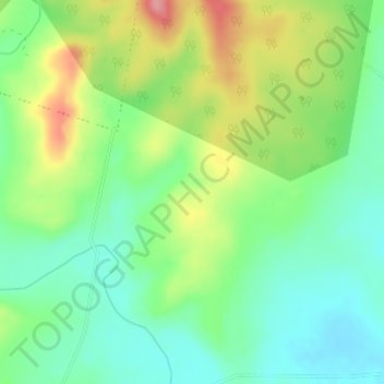 Adare地形图、海拔、地势