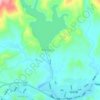 曹家村地形图、海拔、地势