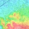 十八尖山地形图、海拔、地势