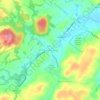Chester Springs地形图、海拔、地势