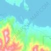 Roosevelt地形图、海拔、地势