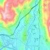 六井地形图、海拔、地势