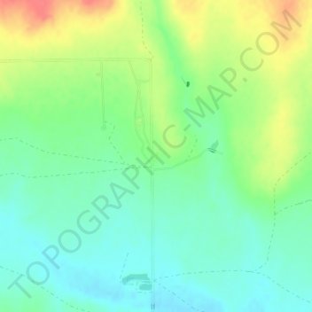 Monument Rocks National Natural Landmark地形图、海拔、地势