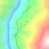 希归地形图、海拔、地势
