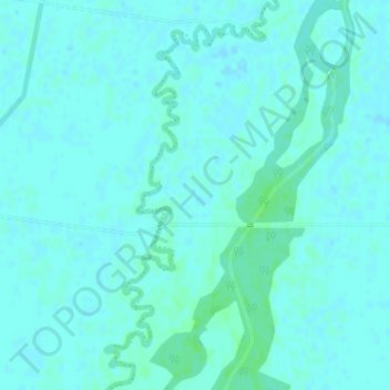 Canary Island地形图、海拔、地势