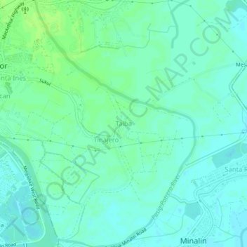 Talba地形图、海拔、地势