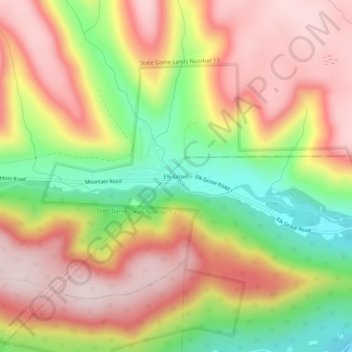 Elk Grove地形图、海拔、地势