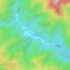 行洲地形图、海拔、地势