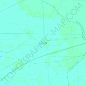 RAISON地形图、海拔、地势