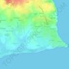 Kersinaou地形图、海拔、地势