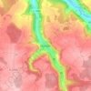 Münster地形图、海拔、地势