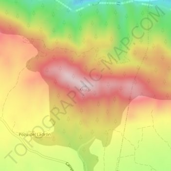 Molar地形图、海拔、地势