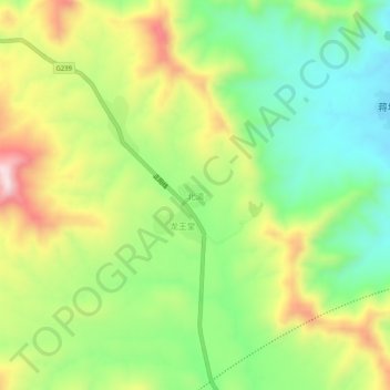 北湾地形图、海拔、地势