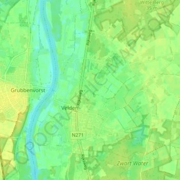 Vilgert地形图、海拔、地势