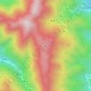 石古坪地形图、海拔、地势