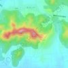 大顶山地形图、海拔、地势
