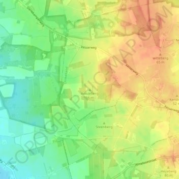 Roezeberg地形图、海拔、地势