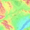 Κοζάνη地形图、海拔、地势