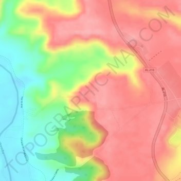 Atalaia Alagoas地形图、海拔、地势