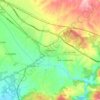 Requena地形图、海拔、地势