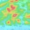 天鼓山地形图、海拔、地势