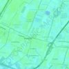 บ้านหนามแดง地形图、海拔、地势