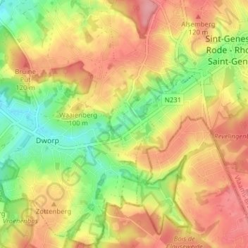 Herisem地形图、海拔、地势