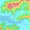 瓦房地形图、海拔、地势