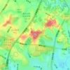 牟山地形图、海拔、地势